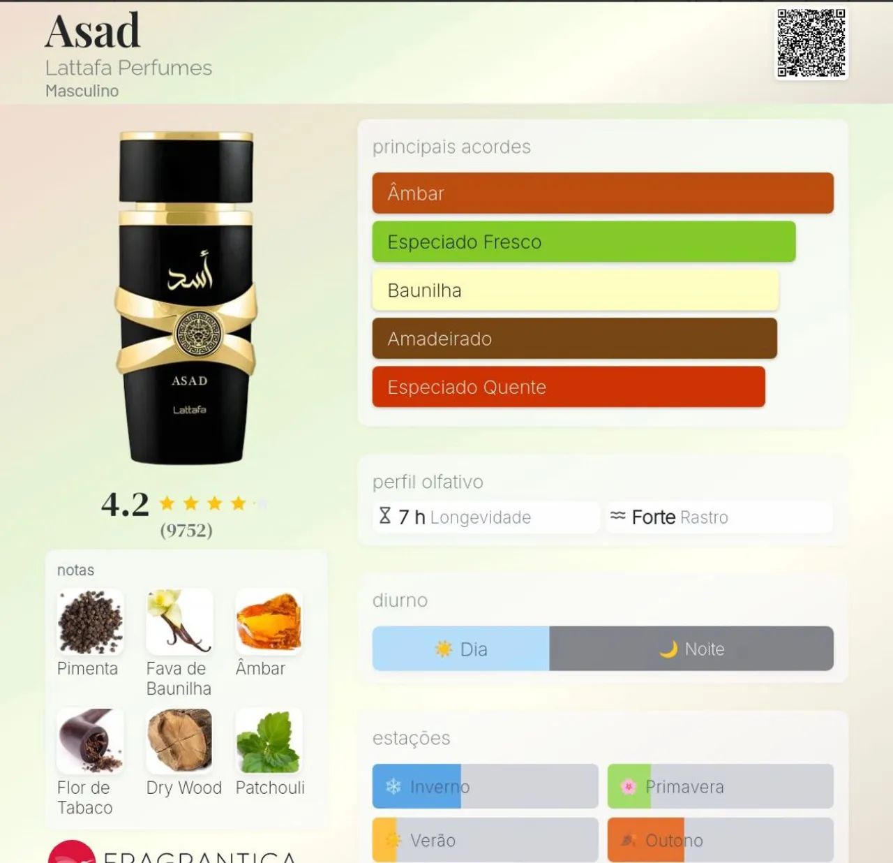 Perfume Asad lattafa original 100ml  - Foto 3