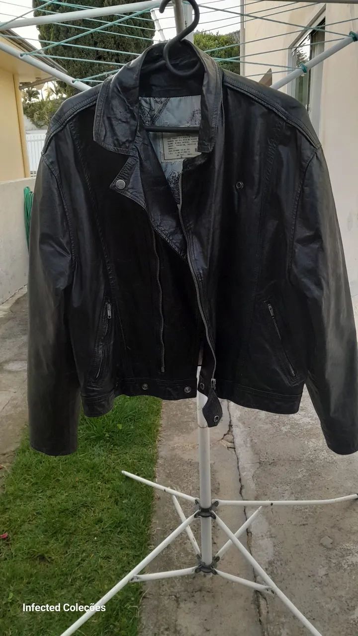 Jaqueta de Couro Preta - Foto 2