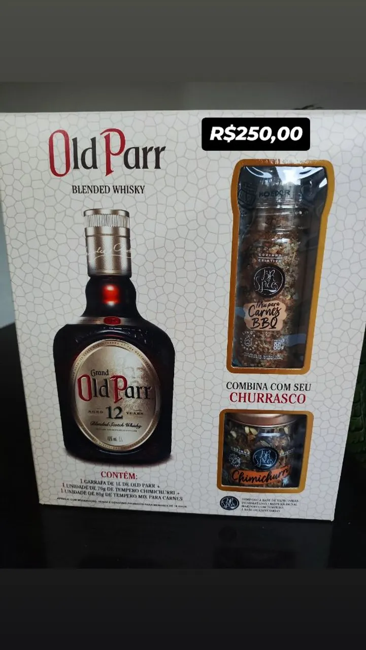 Kit Old Parr 12 anos 1L
