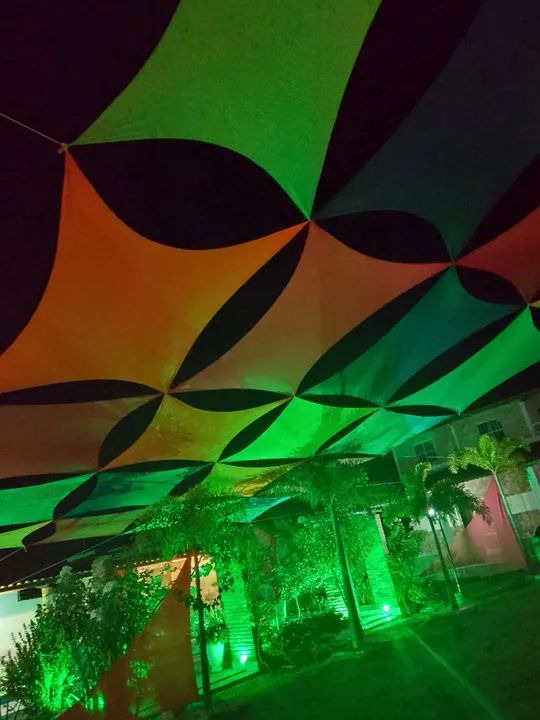 Mosaico de malhas tensionadas para decoração de eventos  - Foto 2