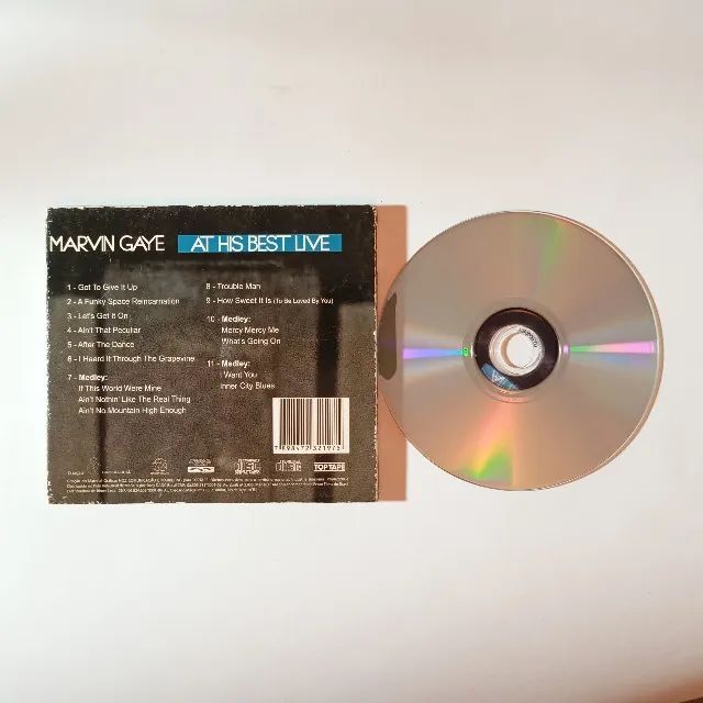 CD Marvin Gaye - At His Best Live - Foto 2