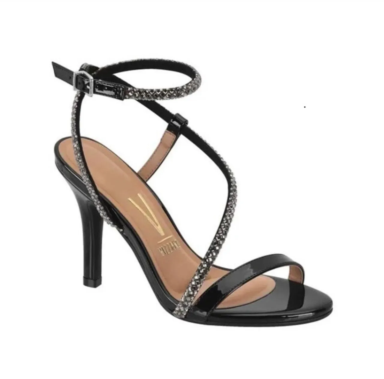 Sandália Vizzano Strass Salto Fino - Elegância e Glamour