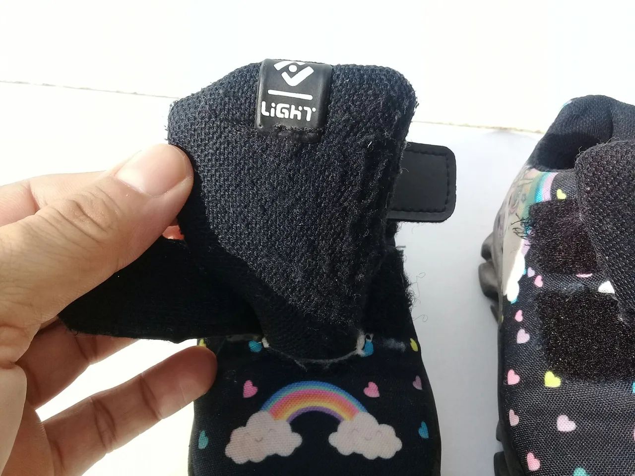 Tênis INFANTIL Preto Unicórnio N°29  ( 5 ANOS ) - Foto 2