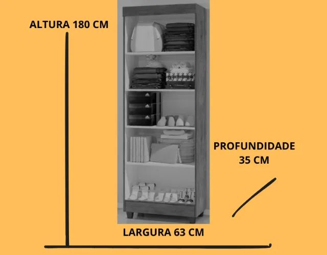 Multiuso Sapateira com Chave com 2 Portas e 4 Prateleiras (QUEIMA D ESTOQUE) - Foto 2