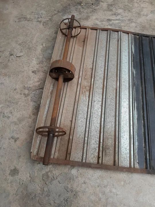 Porta de rolo em aço, usada - Foto 5