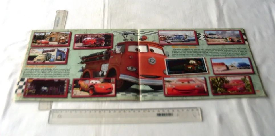Colecionável - Álbum Figurinhas Carros - Disney Pixar - 2006 - Completo - Foto 3