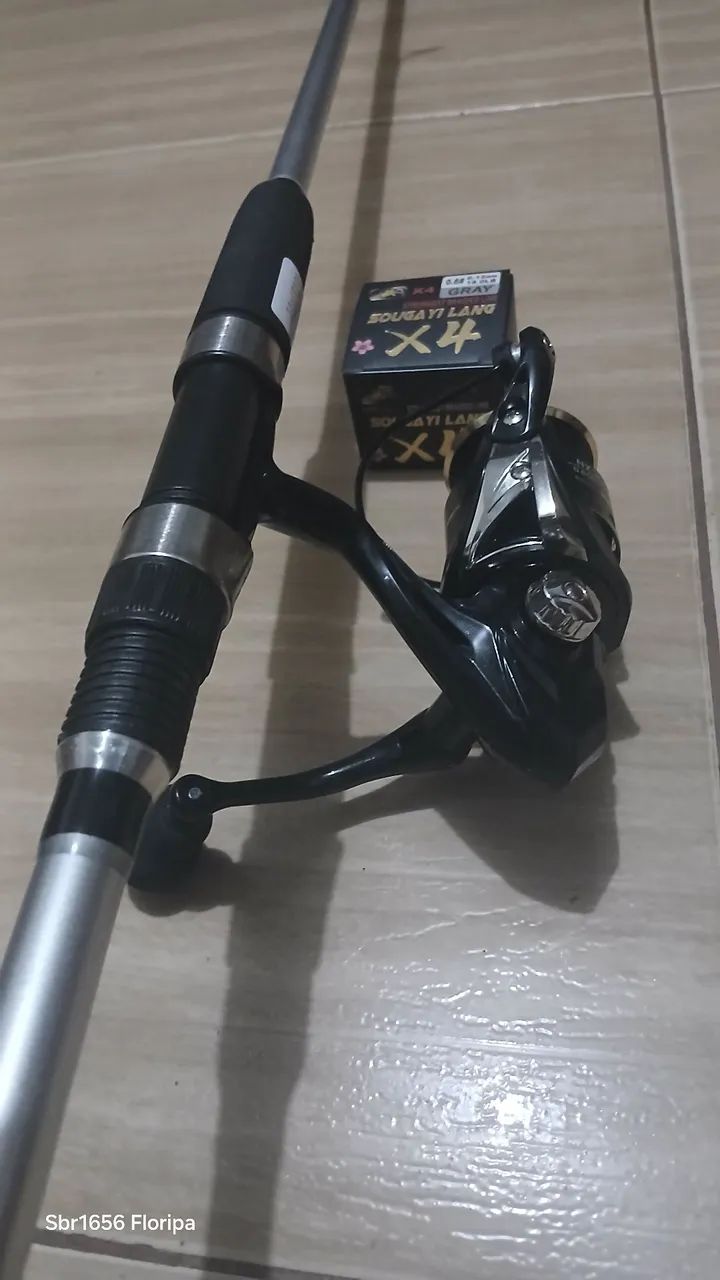 Kit de pesca molinete 2,10 - Foto 3