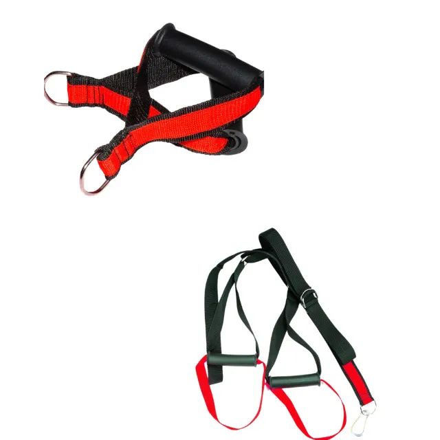 Kit Para Treino Funcional Treino Em Casa Trx Fita Suspensao Vermelho - Foto 3