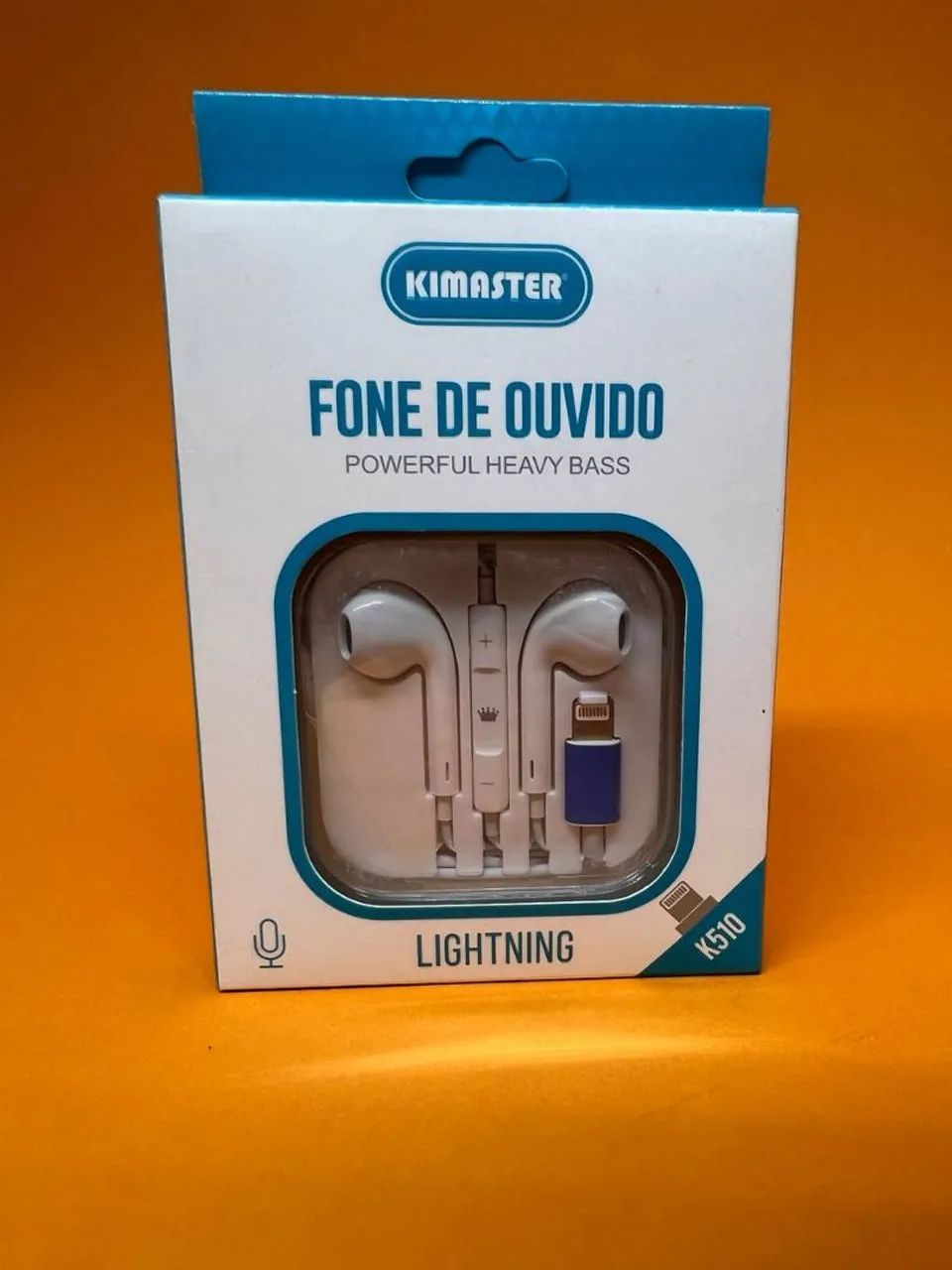 Fone de Ouvido Lightning Kimaster  