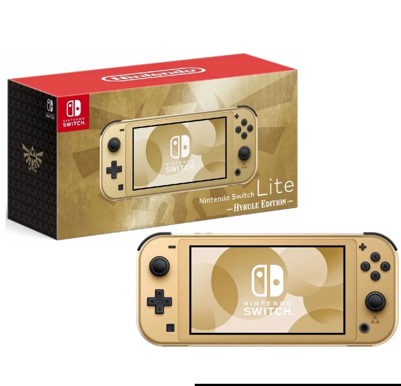 Nintendo Switch Lite - Hyrule Edition 中古 New NinNitendo Switch Lite Zelda Hyrule Edition Gold USA