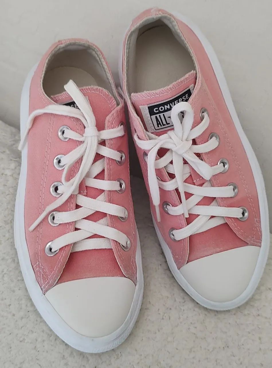 Tênis Converse All Star Rosa - Foto 4