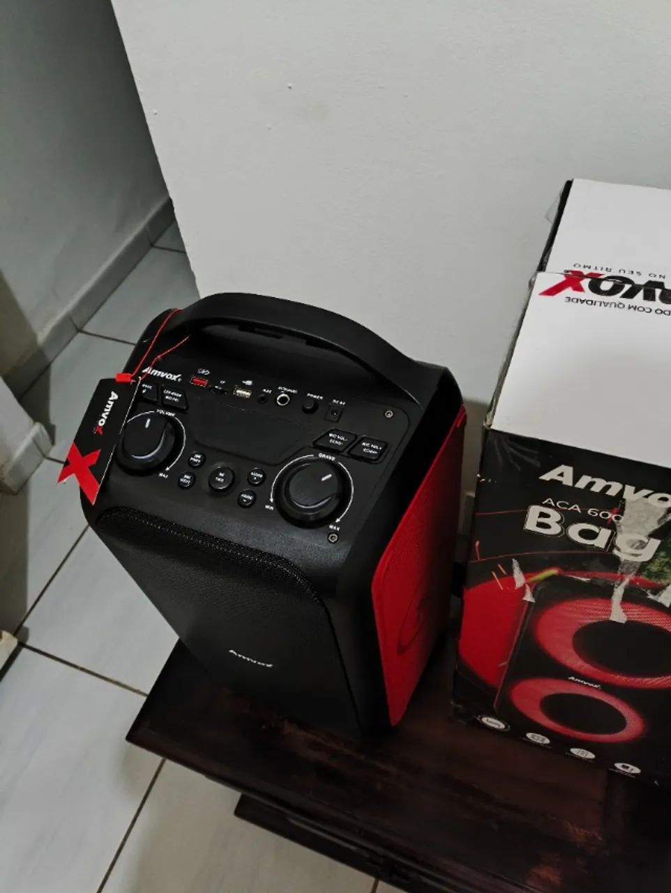 Caixa de Som Amvox Bagvox + Garantia - Foto 5