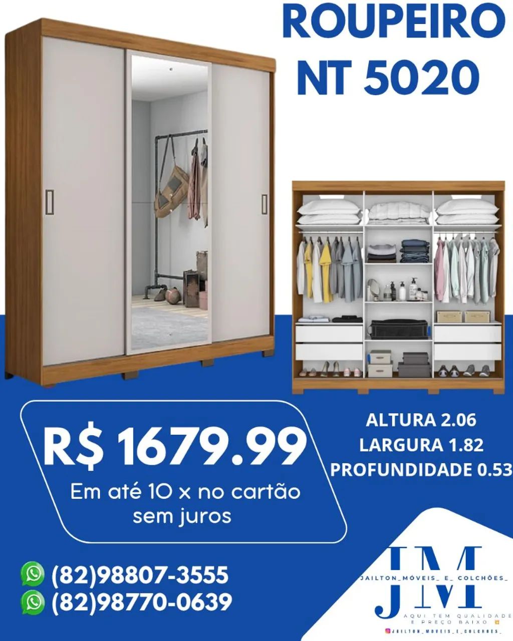 MEGA PROMOÇÃO DE GUARDA ROUPA CASAL  - Foto 2