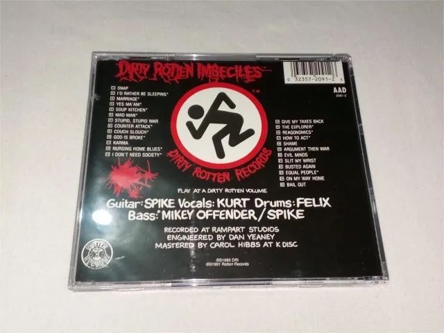 D.R.I. - Dealing With It! - Cd Importado Estados Unidos - Foto 2