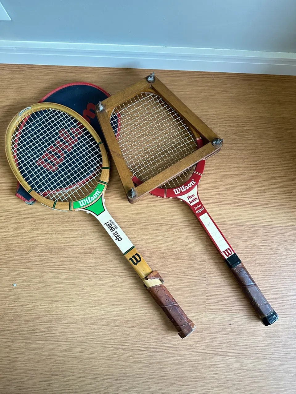 Raquetes de Tênis Wilson e Chris Evert e Stan Smith