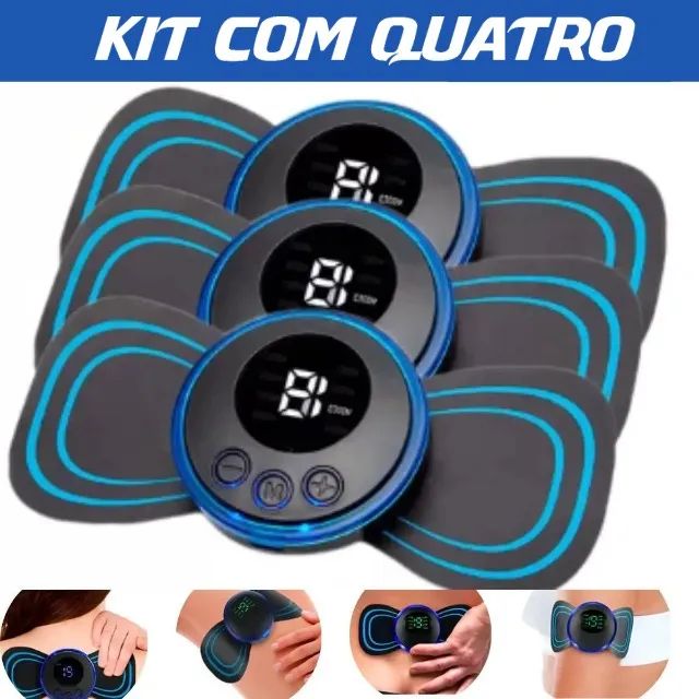 Mini Massageador Stick Portátil Recarregável para Pescoço e Coluna