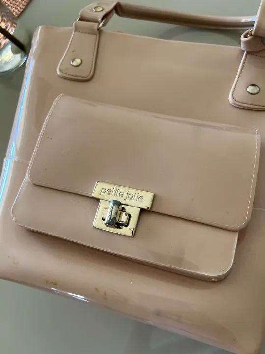 Bolsa Petite Jolie de Ombro Bege - Foto 4