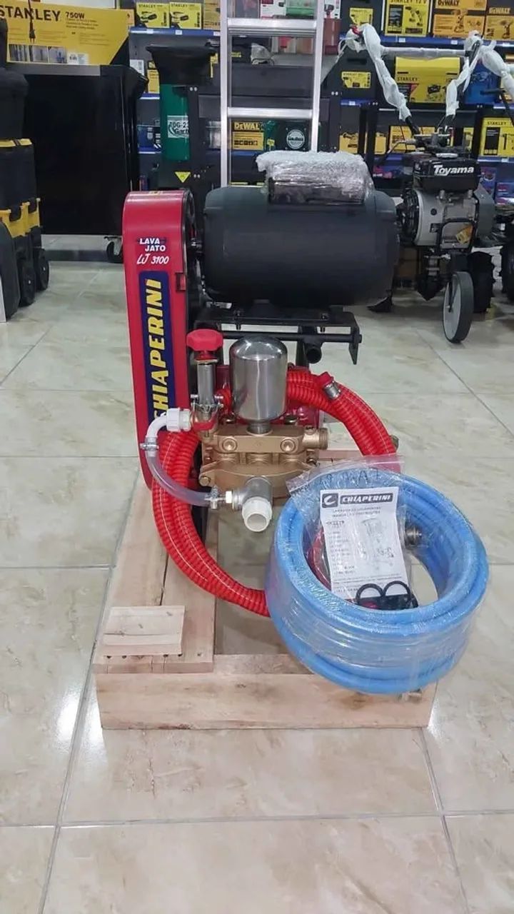 Lavadora para Lavajato Profissional de 3cv e 10m de mangueira Chiaperini(Nova) - Foto 5