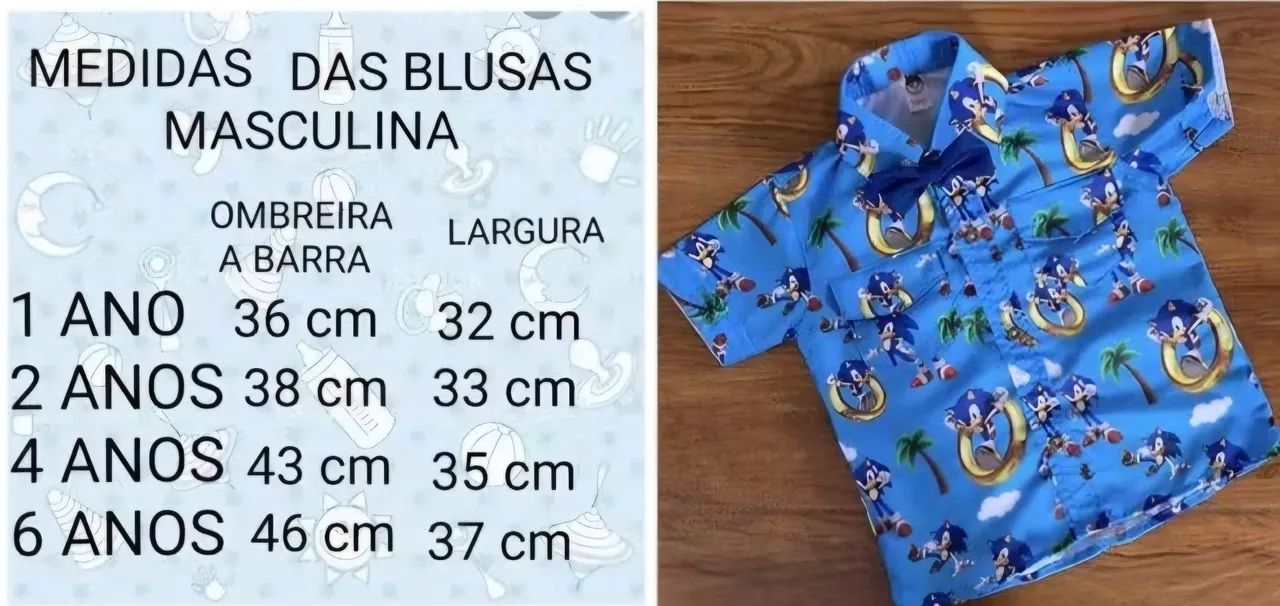 Conjunto infantil temático Mundo Bita menino - Foto 2