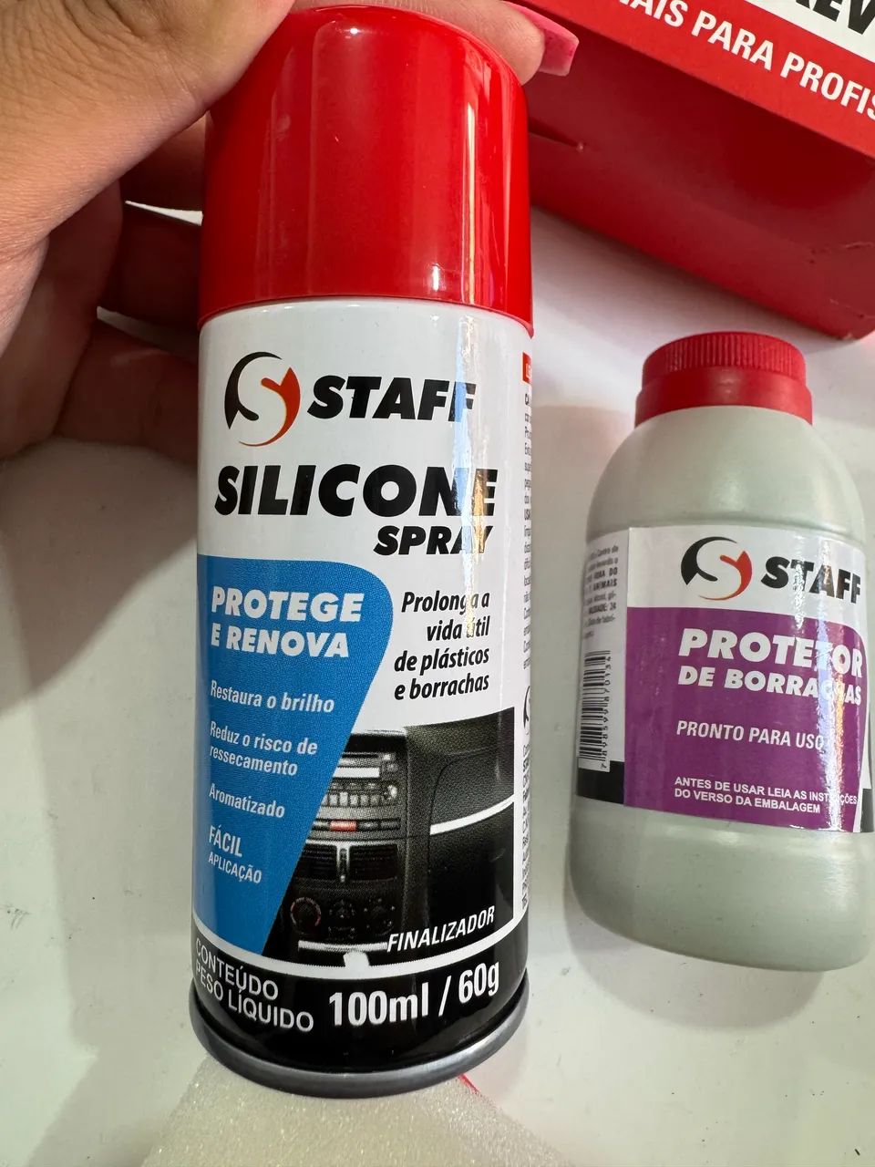 Kit revisão Staff - Silicone e Protetor de borracha  - Foto 3