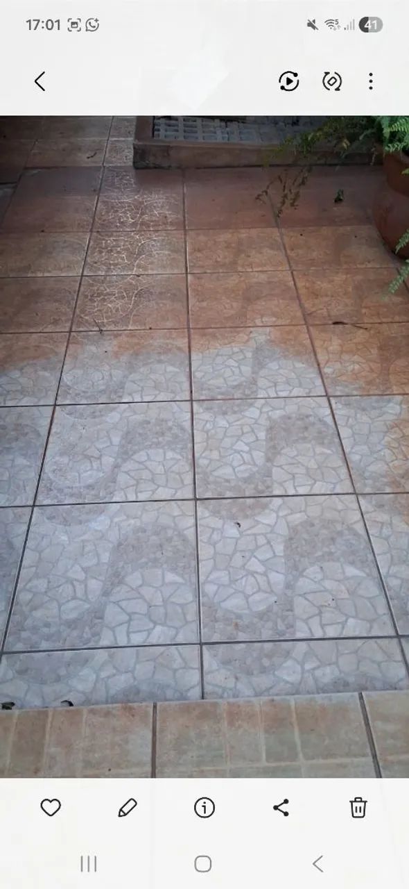 limpezas de pisos e calçada