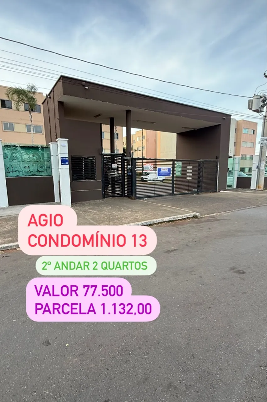 Agio de apartamento 2 Quartos Riacho Fundo 2
