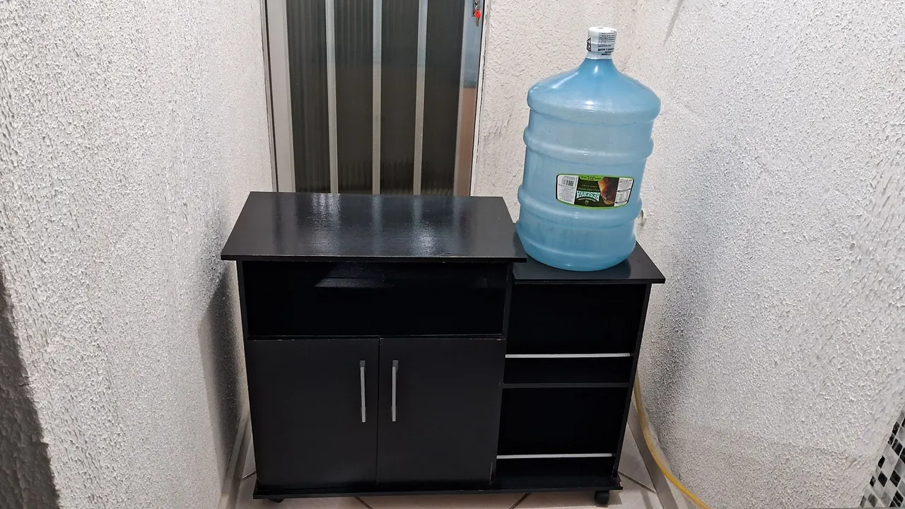 Armário balcão com fruteira para cozinha
