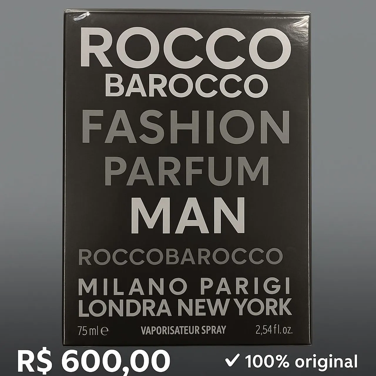 Perfume Rocco Barocco Fashion Parfum Man 75ml