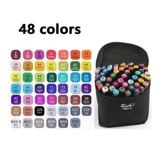 Maleta Com 48 Canetinhas