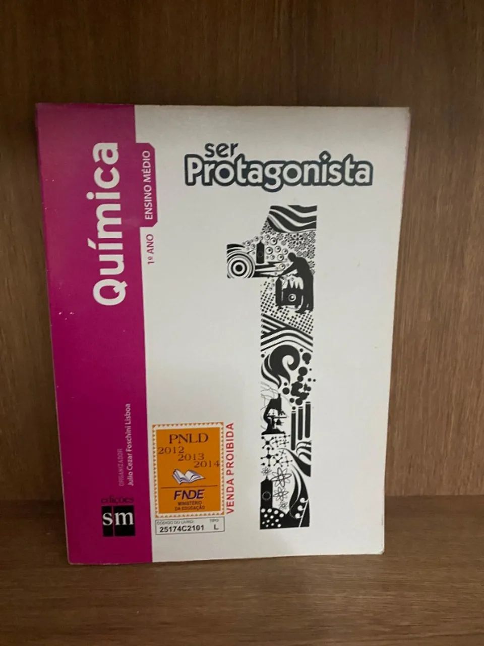 Livro Ser Protagonista Química -  Ensino Médio - Julio Cezar (Usado)