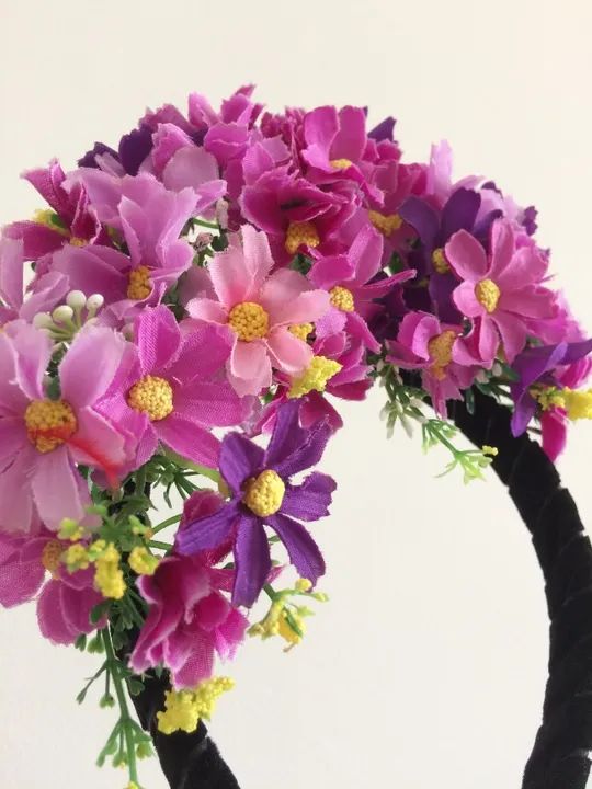 arco de flores lilás - carnaval - Foto 4