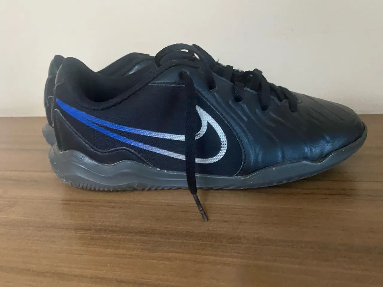 Tênis de Futsal Nike Tiempo Preto Calçados São Luiz (Polvilho