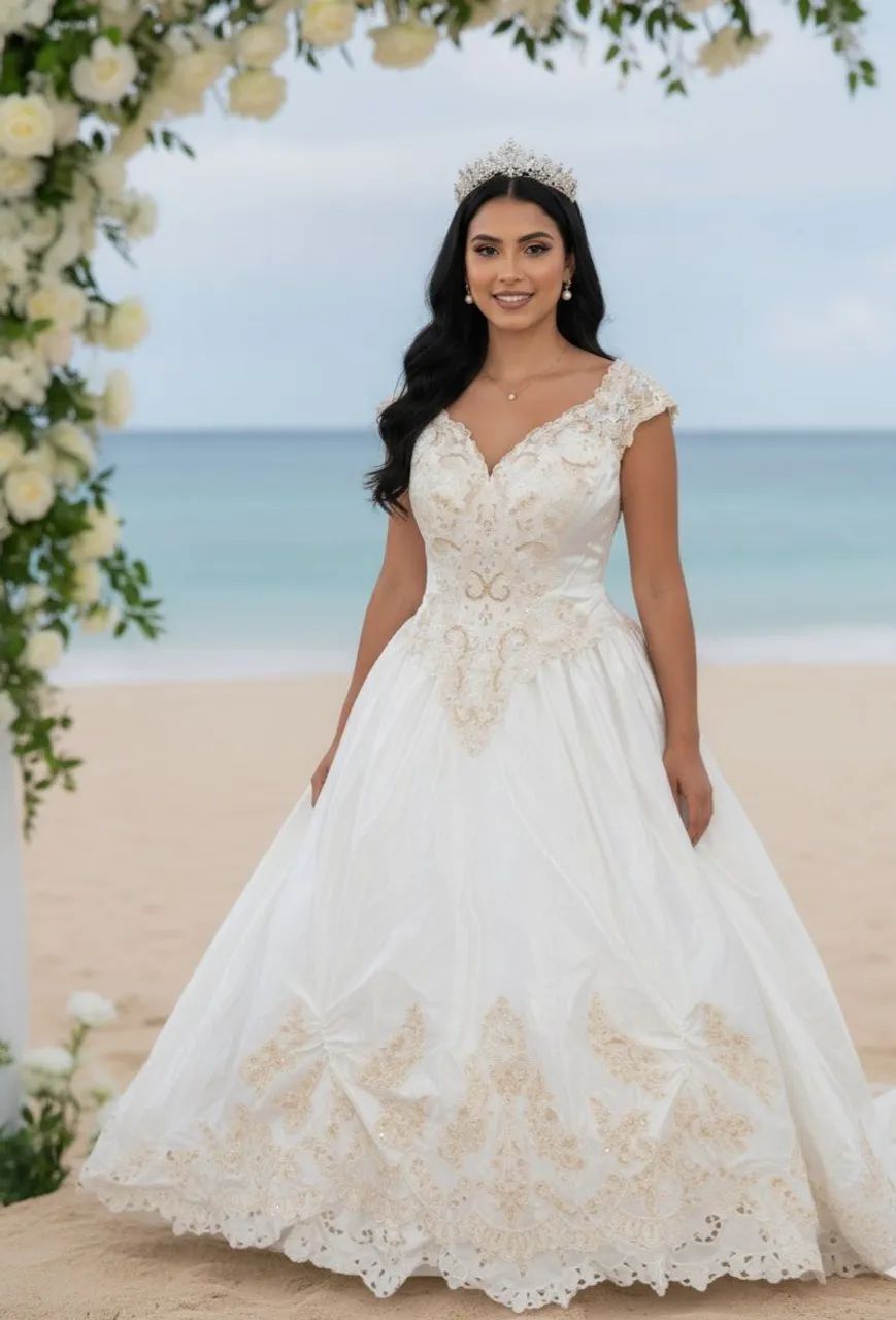Vendo Lindo Vestido de Noiva Importado 40