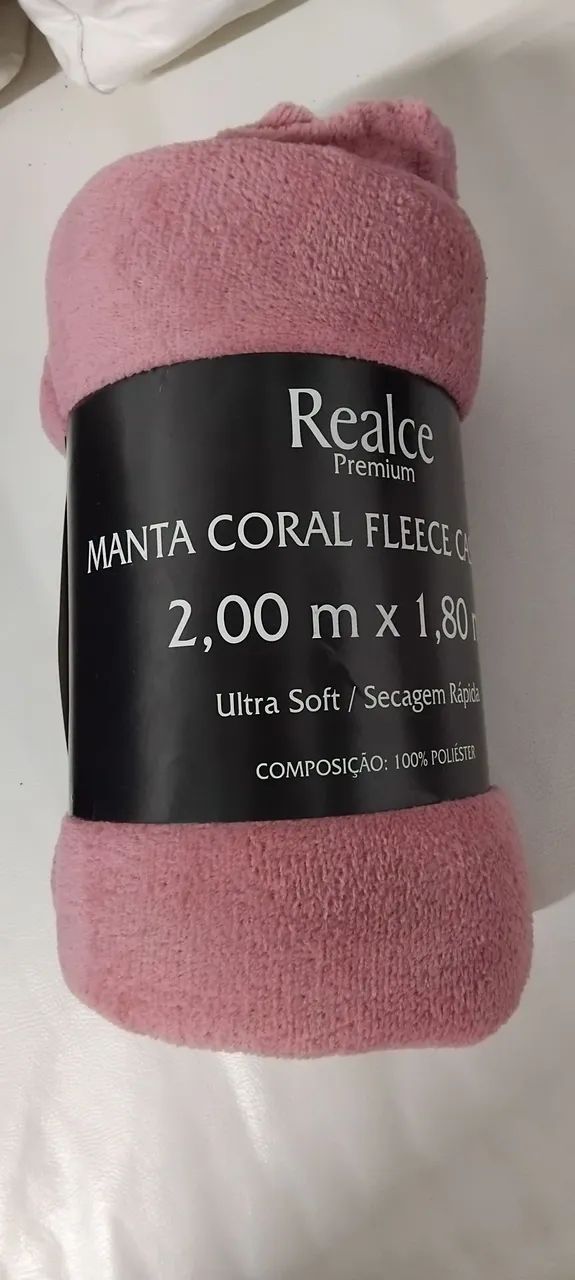 Manta Coral Fleece 2,00m x 1,80m Ultra Soft