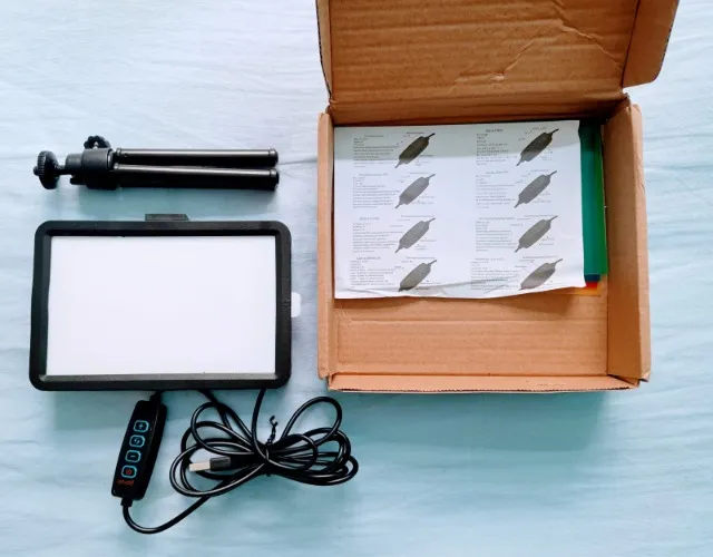 Luz de Preenchimento Profissional para Live Broadcast e Iluminação de Interior LED
