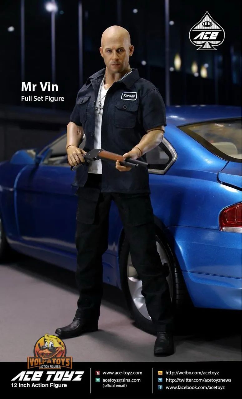 ACE Toyz Mr. Vin 1/6 Toreto Velozes e Furiosos - Foto 2