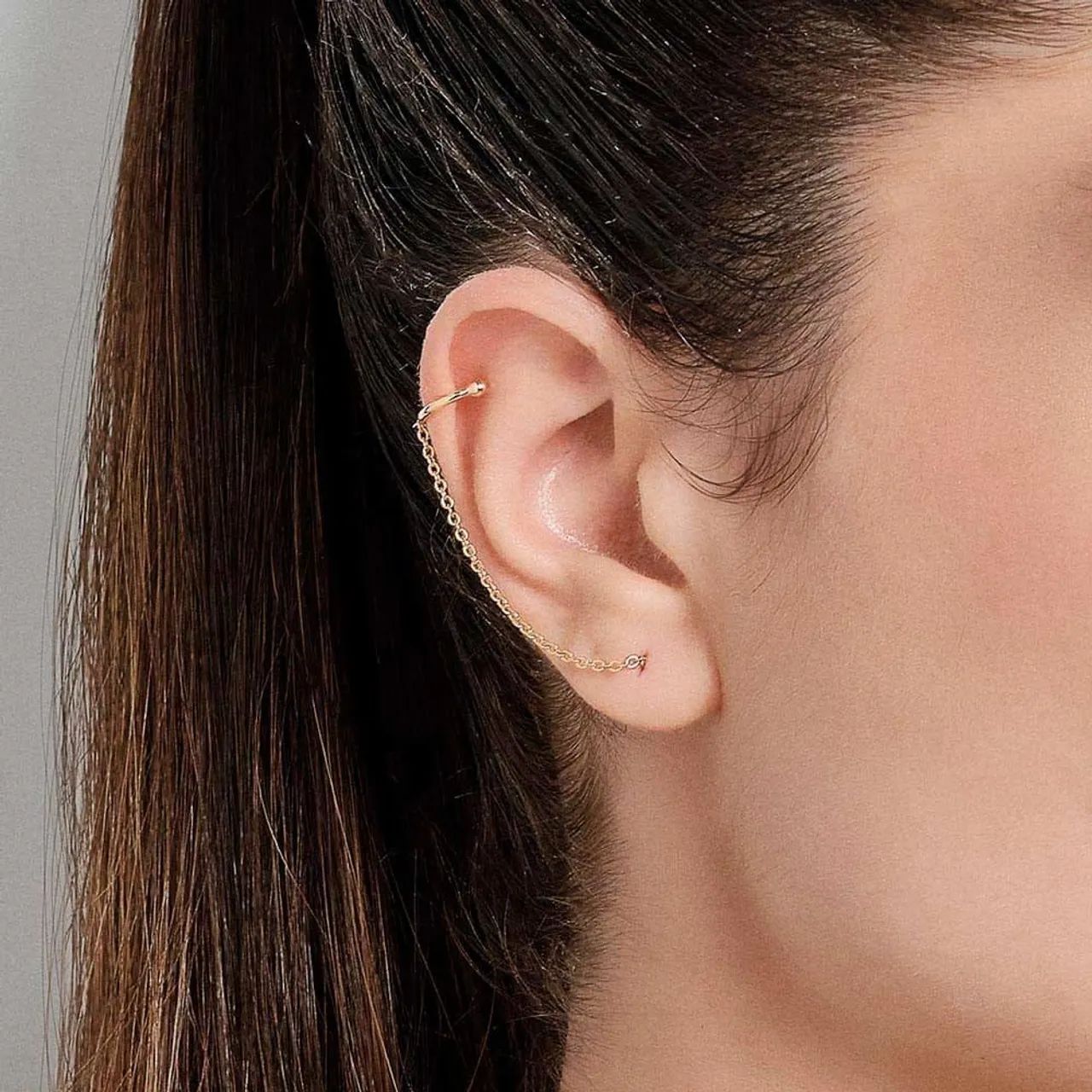 Queima de estoque Rommanel - Brinco Ear cuff - Foto 3
