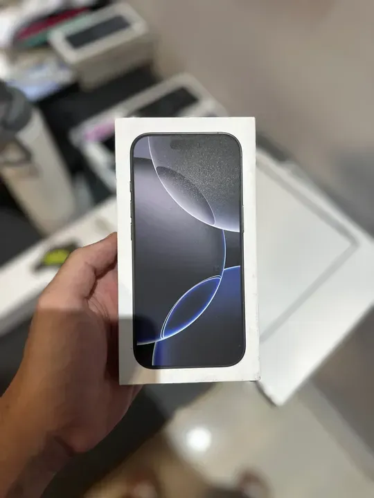 iPhone 16 Pro 128GB Preto Lacrado! Garantia Apple! Oportunidade!