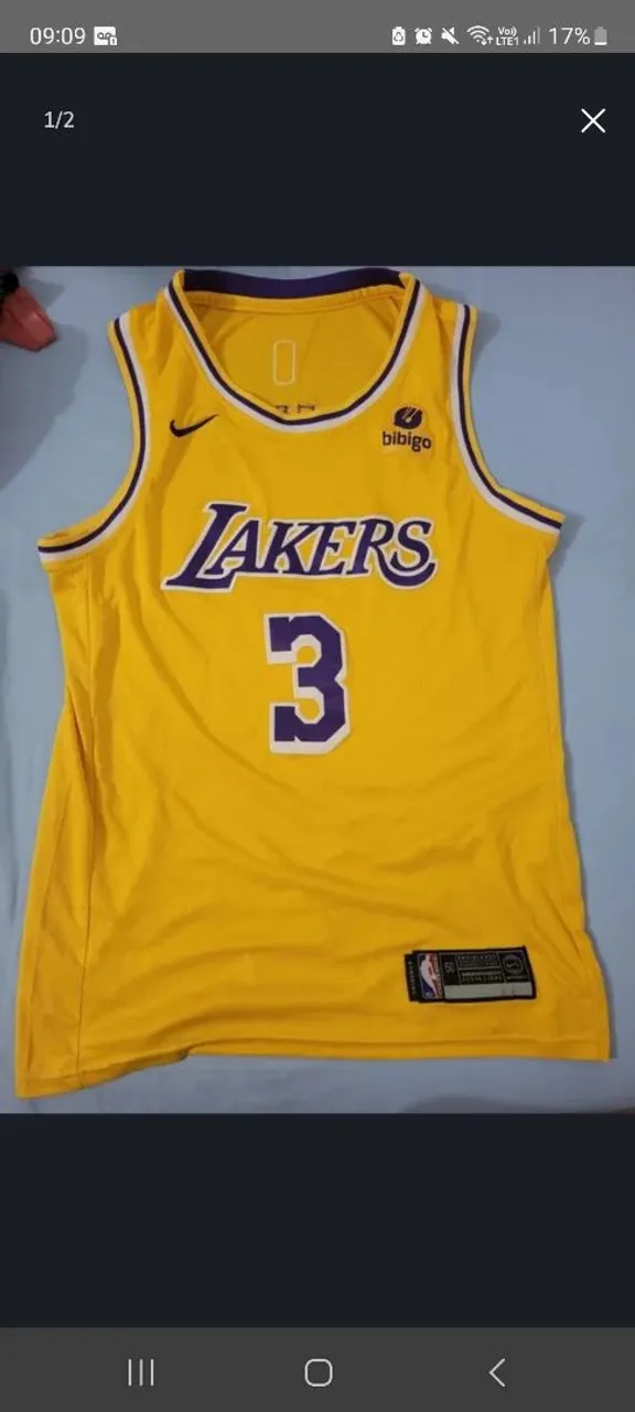 Camiseta Los Angeles Lakers - Tamanho M - Seminovo