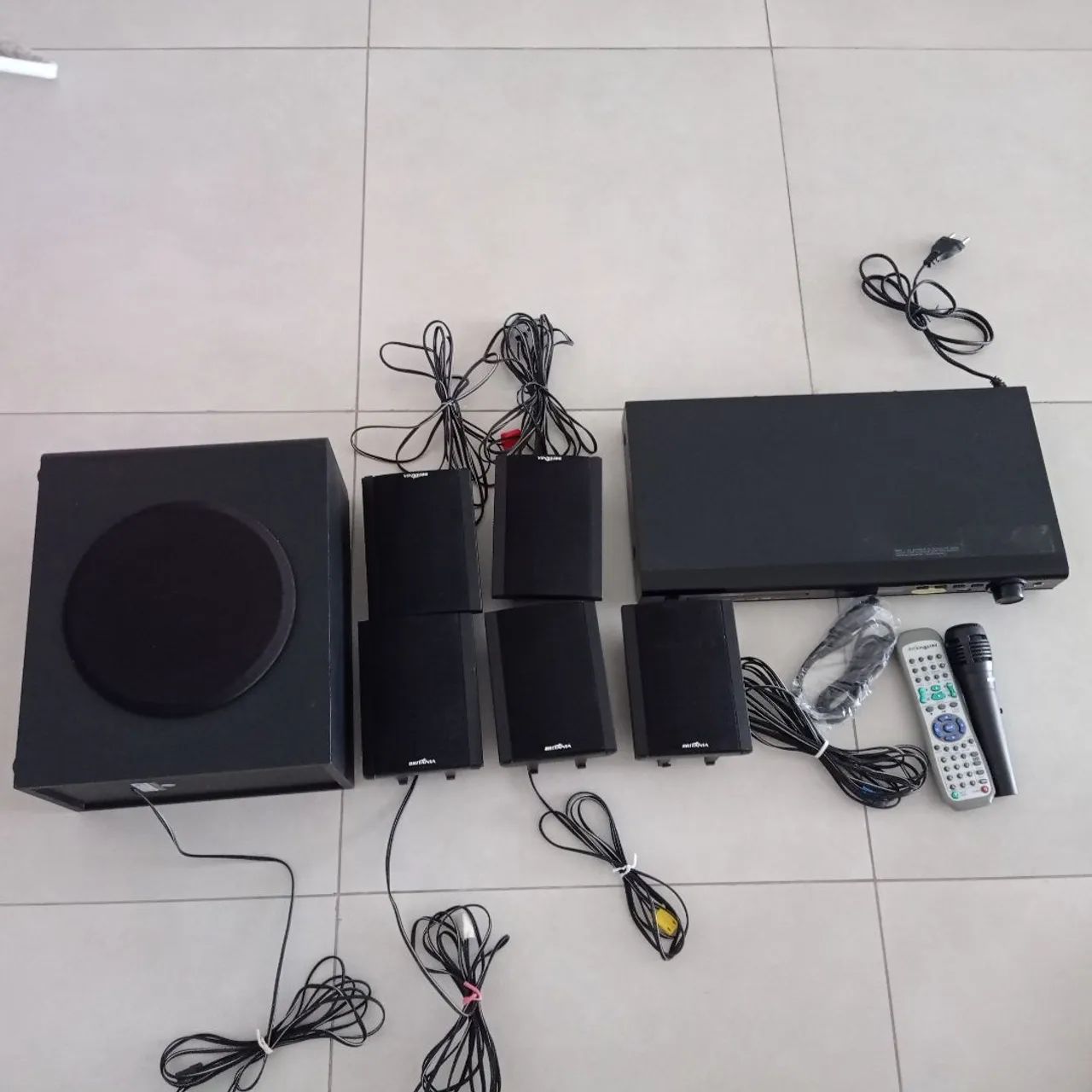 Home Theater 5.1 Completo com Subwoofer