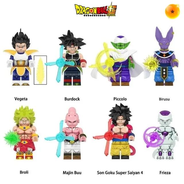 Coleção de bonecos de Dragon Ball Minifigures Tipo Lego vários disponivel - Foto 4