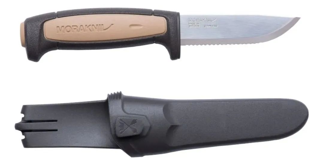 Faca Morakniv Rope serrilhada em aço Inoxidável Sandvik  - Foto 4