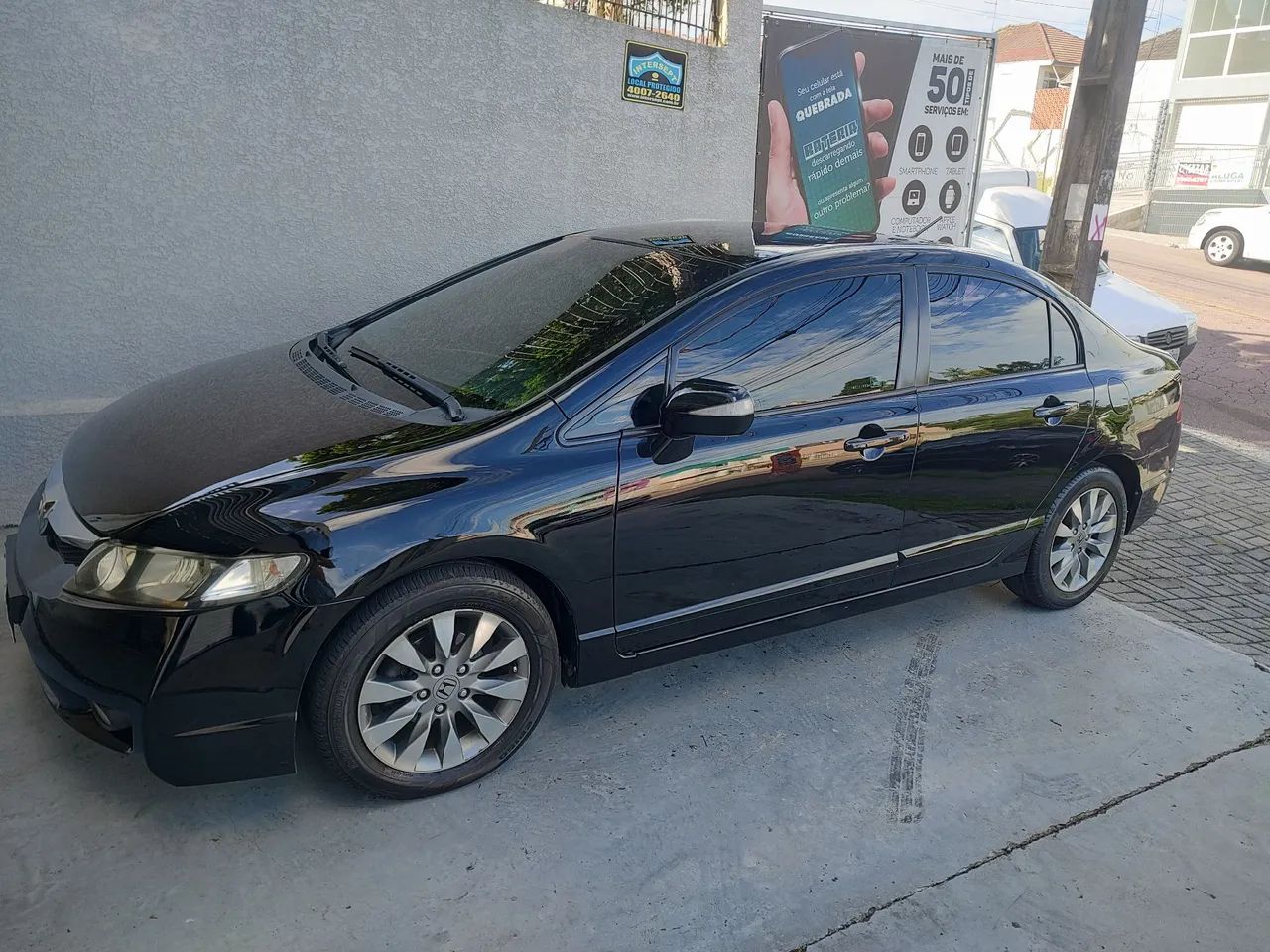 Honda Civic lxs flex 1.8 automático 2011 49.900 - Foto 4