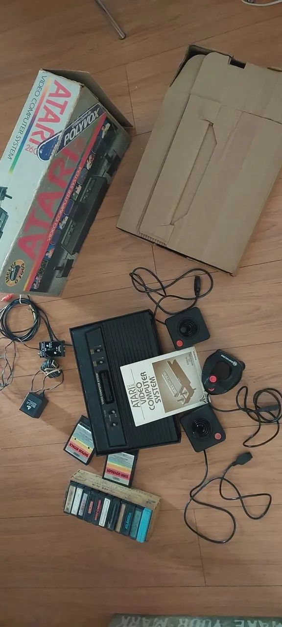 Atari Video Computer System 2600 Completo + Jogos - Foto 2