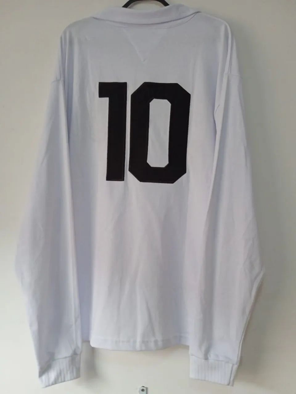 Camisa Santos Bi Campeão Mundial #10 Pele Autografada Certificada - Foto 3