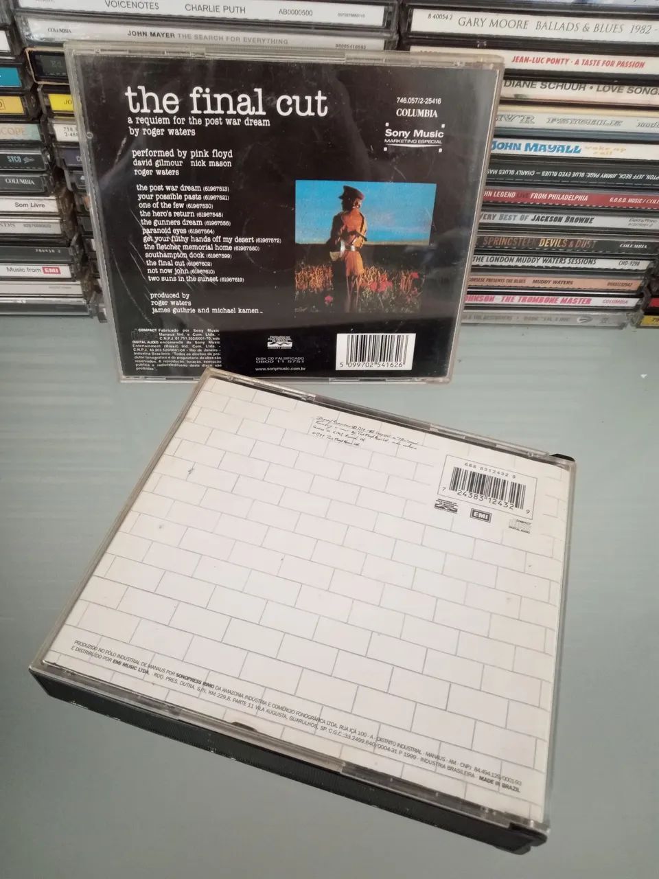 CDs PINK FLOYD Wish You Were Here / The Wall - Foto 2