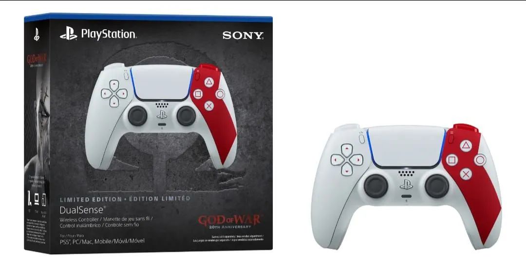 Controle DualSense Edição Limitada God Of War - PS5 - Foto 6