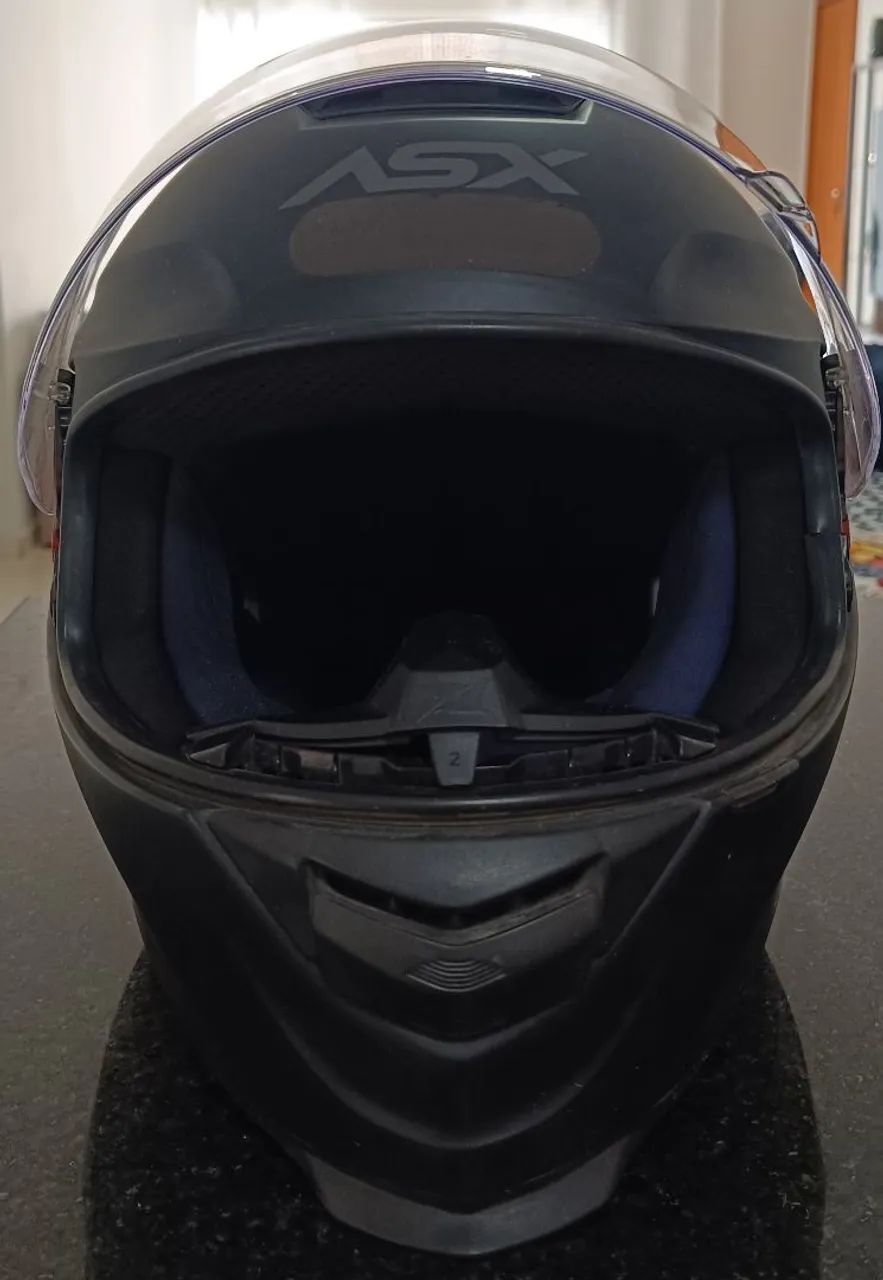 Capacete ASX Eagle Preto - Foto 4