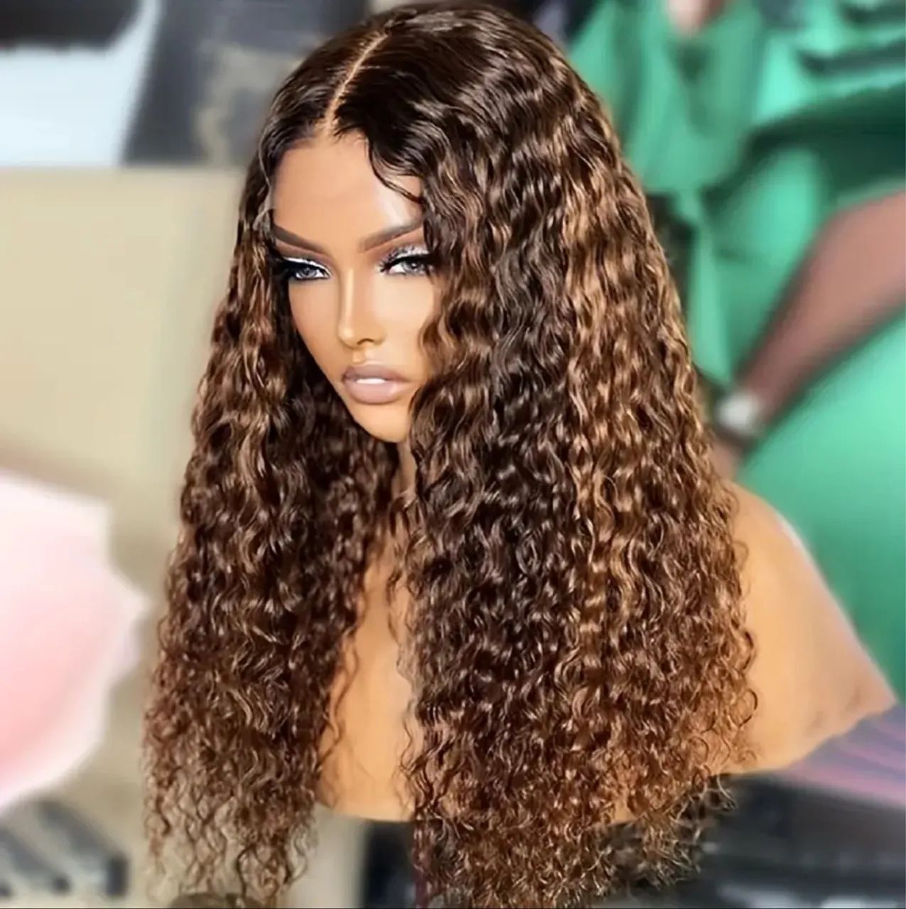 LACE FRONT Cacheada 60 cm, Cabelo HUMANO  - Foto 2