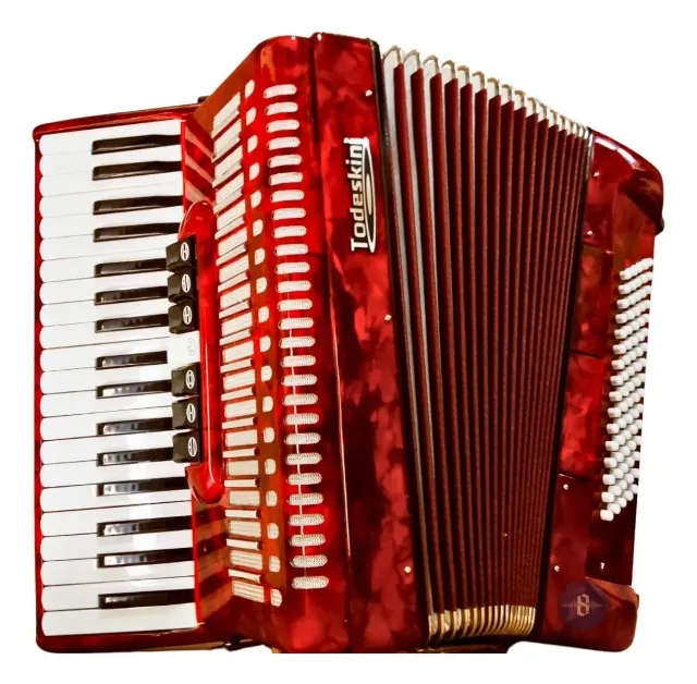 Acordeon Todeskini 80 Baixos 7 Registros